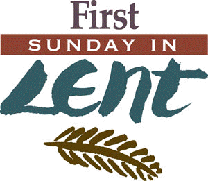 1st Sunday in Lent graphic