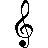Treble clef